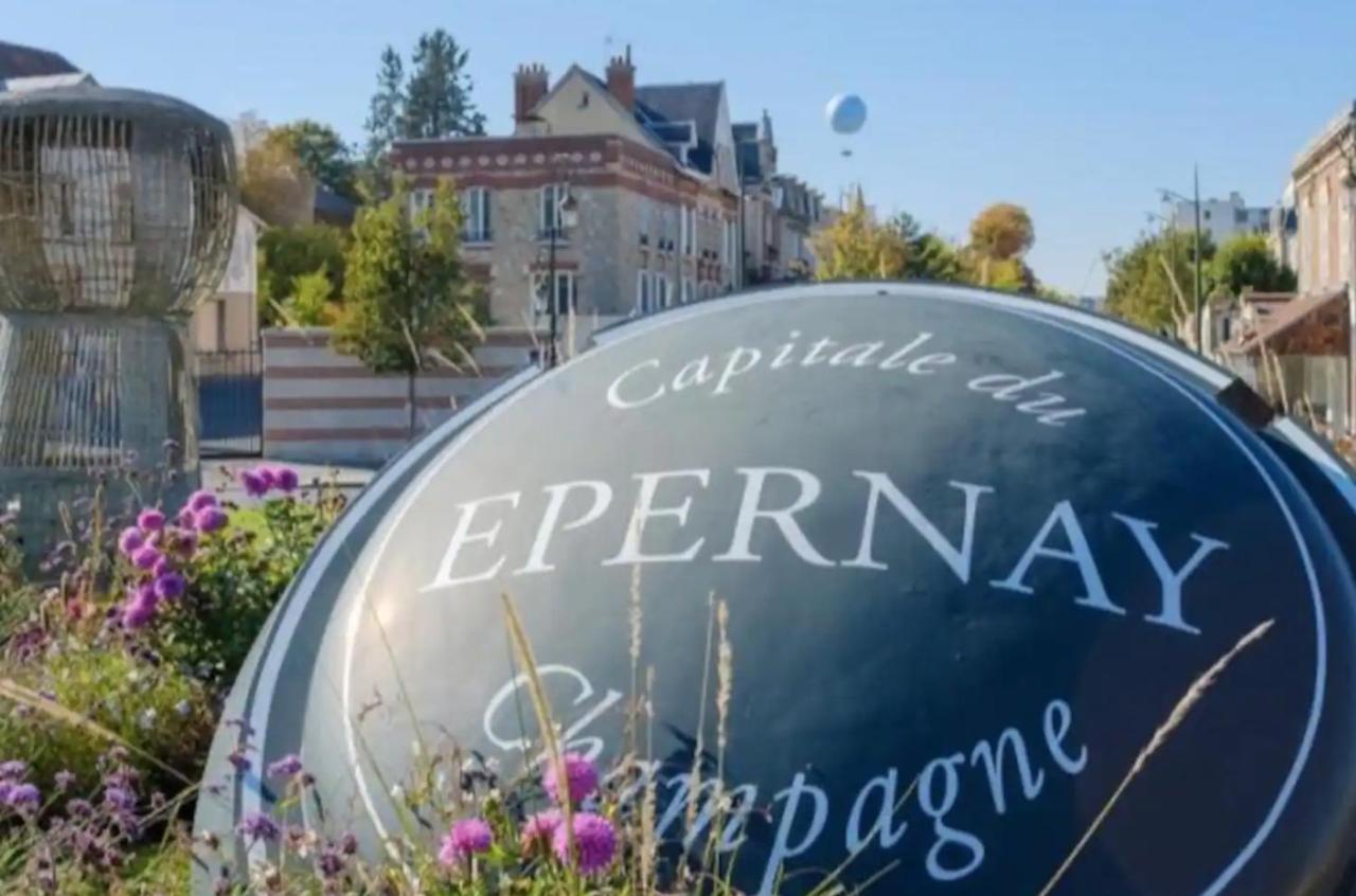 Champagne Therapie: Appartement Cosy Chic, Épernay Exteriör bild